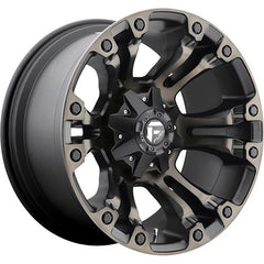 FUEL WHEELS D569 VAPOR MATTE BLACK DOUBLE DARK TINT