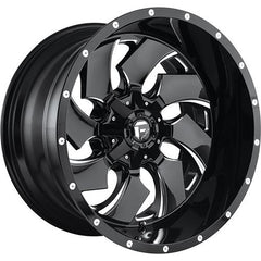 FUEL WHEELS D574 CLEAVER GLOSS BLACK MILLED