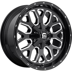 FUEL WHEELS D588 TITAN GLOSS BLACK MILLED