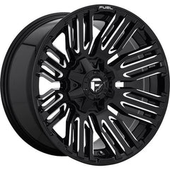FUEL WHEELS D649 SCHISM GLOSS BLACK MILLED