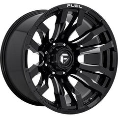 FUEL WHEELS D673 BLITZ GLOSS BLACK MILLED