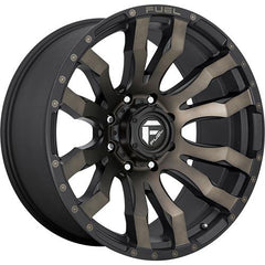 FUEL WHEELS D674 BLITZ MATTE BLACK DOUBLE DARK TINT