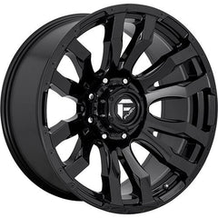 FUEL WHEELS D675 BLITZ GLOSS BLACK