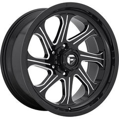 FUEL WHEELS D676 SEEKER GLOSS BLACK MILLED