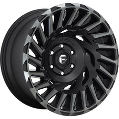 FUEL WHEELS D683 CYCLONE MATTE MACHINED DOUBLE DARK TINT