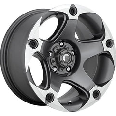 FUEL WHEELS D684 MENACE MATTE GUN METAL MACHINED