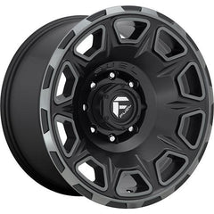 FUEL WHEELS D686 VENGEANCE MATTE BLACK DOUBLE DARK TINT