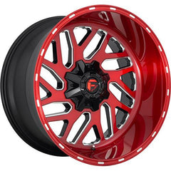 FUEL WHEELS D691 TRITON CANDY RED MILLED