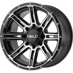 HELO WHEELS HE900 GLOSS BLACK MACHINED