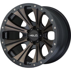 HELO WHEELS HE901 SATIN BLACK MACHINED W/ DARK TINT