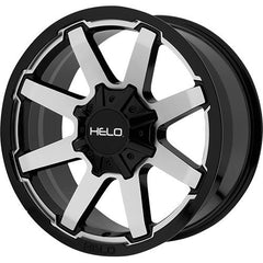 HELO WHEELS HE909 GLOSS BLACK MACHINED