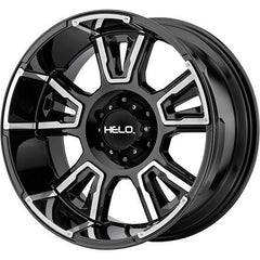 HELO WHEELS HE914 GLOSS BLACK MACHINED