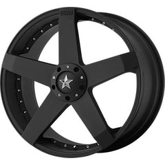 KMC WHEELS ROCKSTAR CAR MATTE BLACK