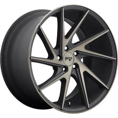 NICHE WHEELS INVERT MATTE BLACK MACHINED RING