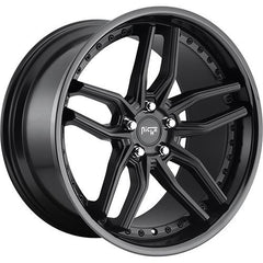 NICHE WHEELS METHOS GLOSS BLACK MATTE BLACK