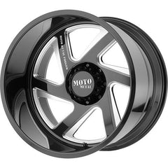 MOTO METAL WHEELS MO400 GLOSS BLACK MILLED