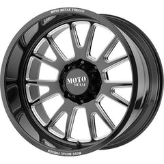 MOTO METAL WHEELS MO401 GLOSS BLACK MILLED