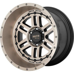 MOTO METAL WHEELS DEEP SIX SATIN BLACK W/ BRONZE TINT