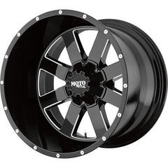 MOTO METAL WHEELS MO962 GLOSS BLACK MILLED