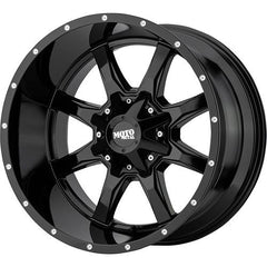 MOTO METAL WHEELS MO970 GLOSS BLACK W/ MILLED LIP