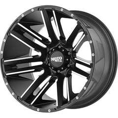 MOTO METAL WHEELS RAZOR SATIN BLACK MACHINED