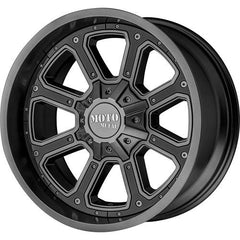 MOTO METAL WHEELS SHIFT MATTE GRAY W/ G-BLK INSERTS