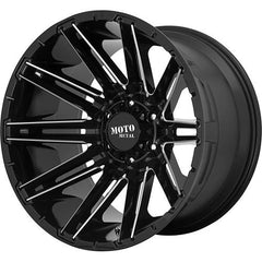 MOTO METAL WHEELS KRAKEN GLOSS BLACK MILLED