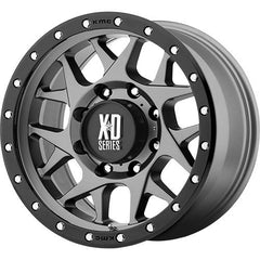 XD SERIES WHEELS BULLY MATTE GRAY W/ BLACK RING