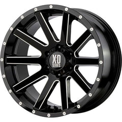 XD SERIES WHEELS HEIST GLOSS BLACK MILLED