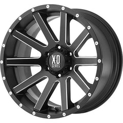 XD SERIES WHEELS HEIST SATIN BLACK MILLED