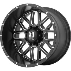 XD SERIES WHEELS GRENADE SATIN BLACK MILLED