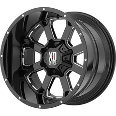 XD SERIES WHEELS BUCK 25 GLOSS BLACK MILLED