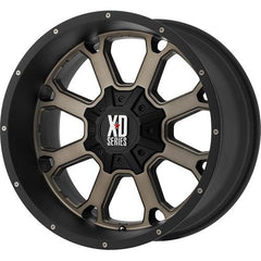 XD SERIES WHEELS BUCK 25 MATTE BLACK W/ DARK TINT