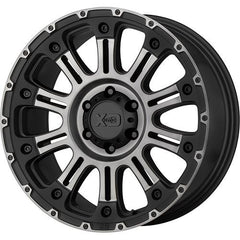 XD SERIES WHEELS HOSS II SATIN BLACK MACH W/ GRAY TINT