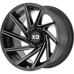 XD SERIES WHEELS CYCLONE SATIN BLACK MILLED