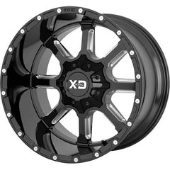 XD SERIES WHEELS MAMMOTH GLOSS BLACK MILLED