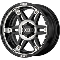 XD SERIES WHEELS SPY II GLOSS BLACK MACHINED