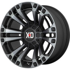 XD SERIES WHEELS XD851 SATIN BLACK W/ GRAY TINT