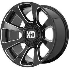 XD SERIES WHEELS REACTOR GLOSS BLACK MILLED